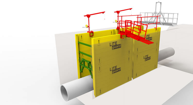 LITE guard Trench Shoring System and Accessories